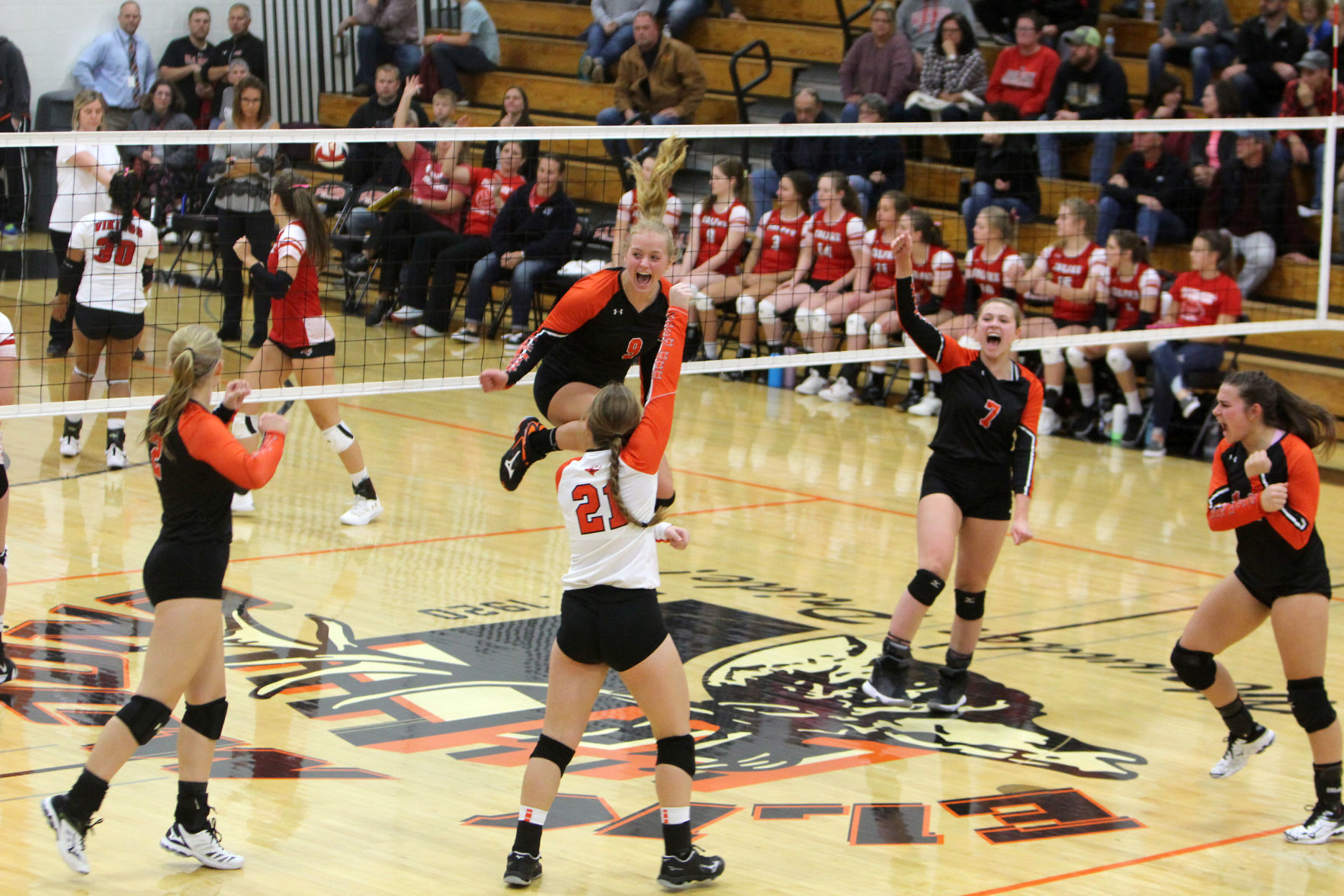 Colfax at Elk Mound volleyball 10-17-19